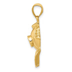14K Divers Helmet Pendant