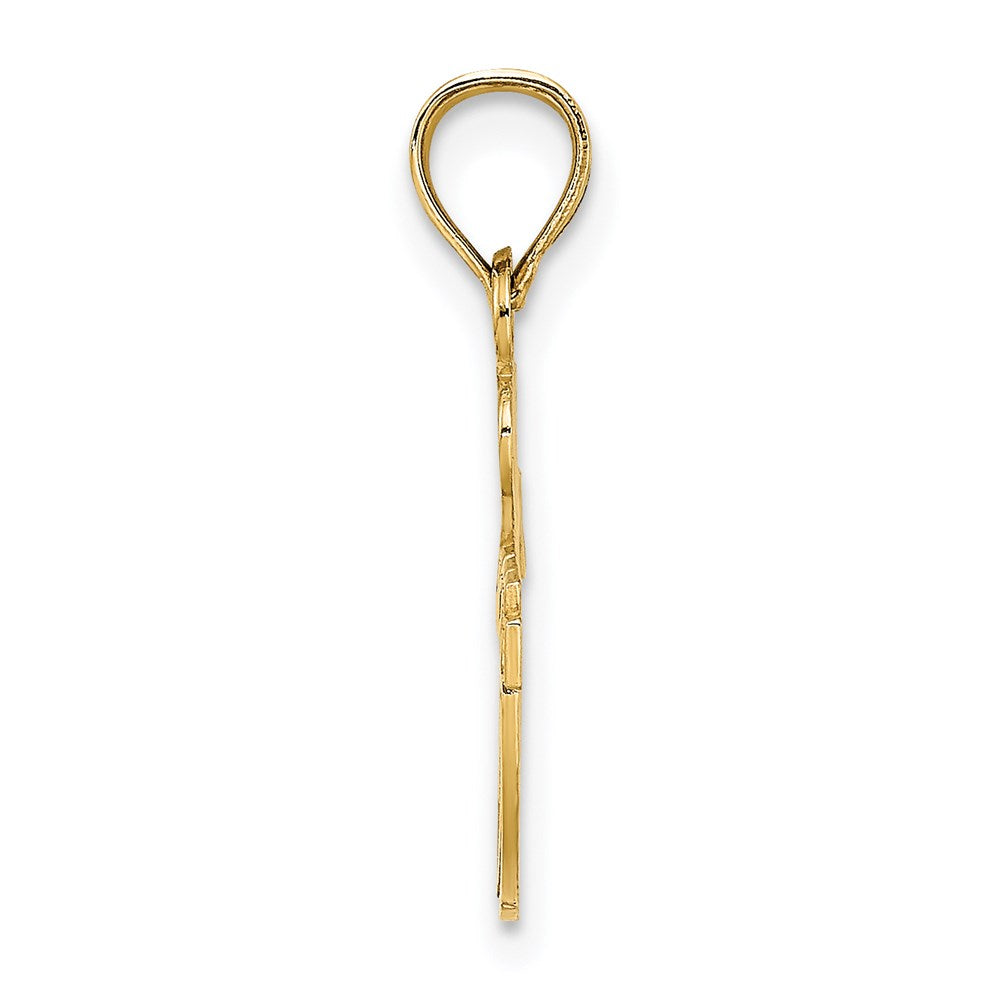 14K I HEART FOOTBALL with Helmet and Ball Charm
