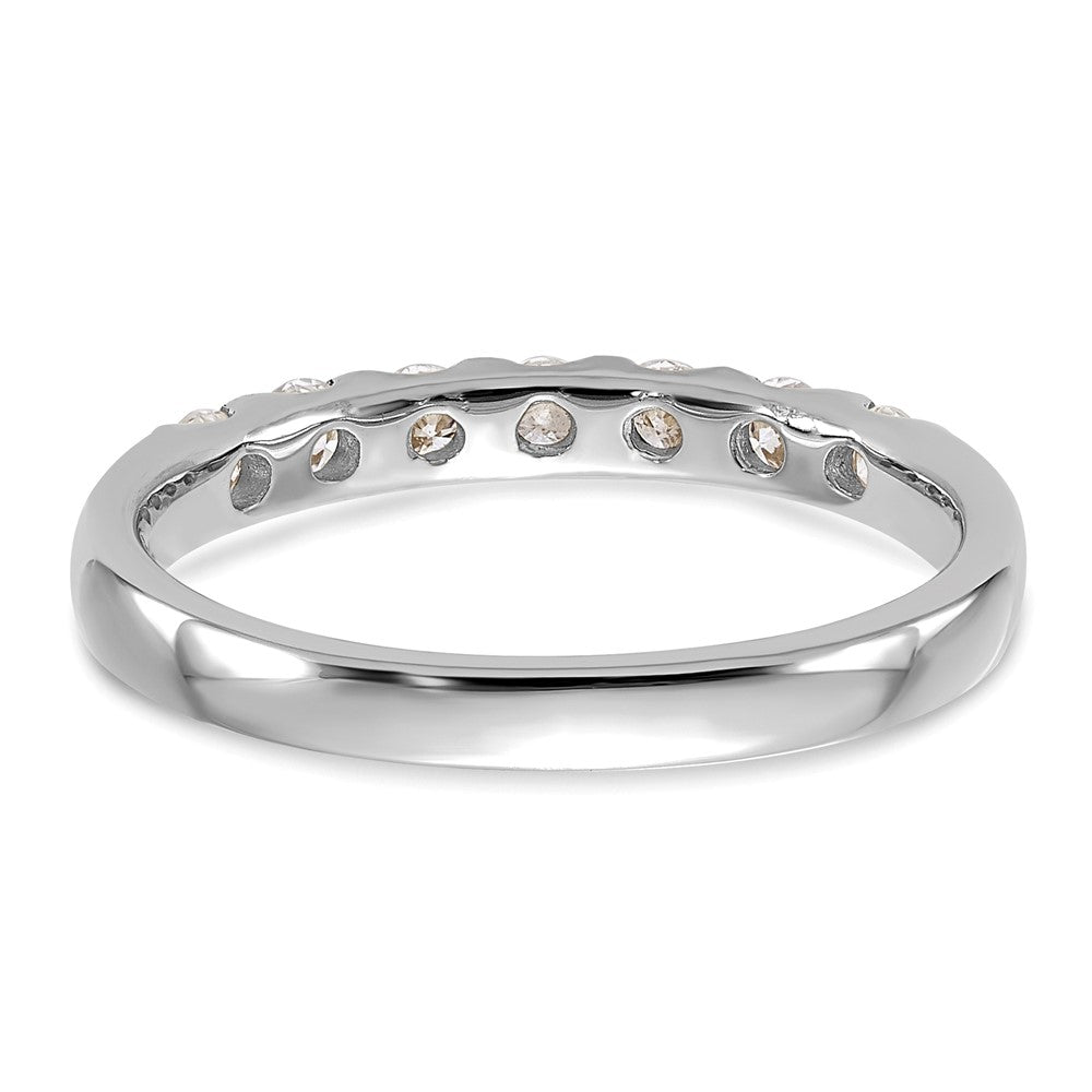 14kw 1/2ct. 7 Stone G H I True Light Moissanite Band