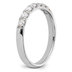 14kw 1/2ct. 7 Stone G H I True Light Moissanite Band