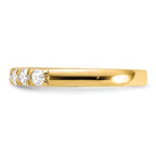 14ky 1/2ct. 7 Stone G H I True Light Moissanite Band