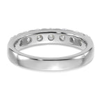 14kw 1ct. 7 Stone D E F Pure Light Moissanite Band