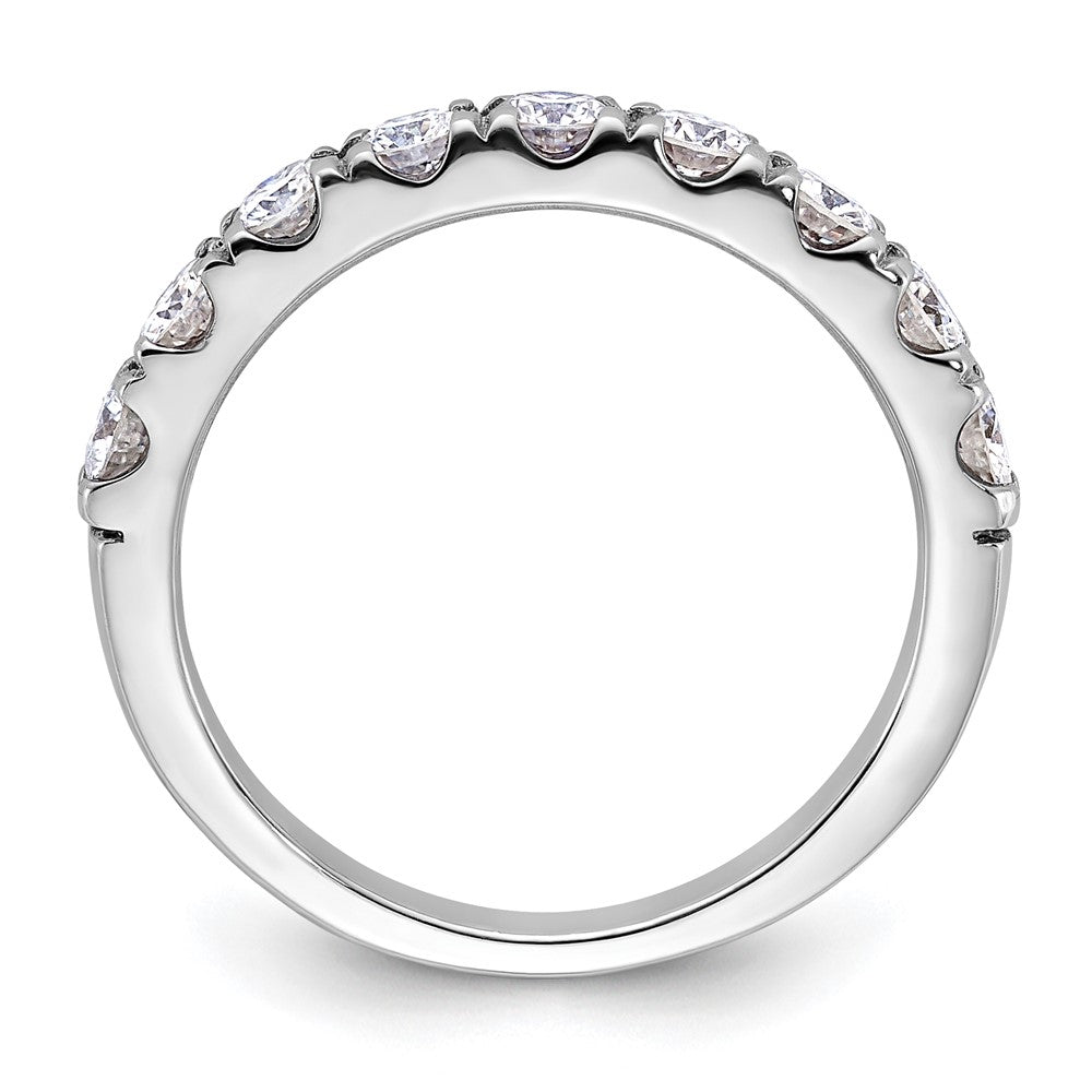 14kw 1/2ct. 9 Stone G H I True Light Moissanite Band