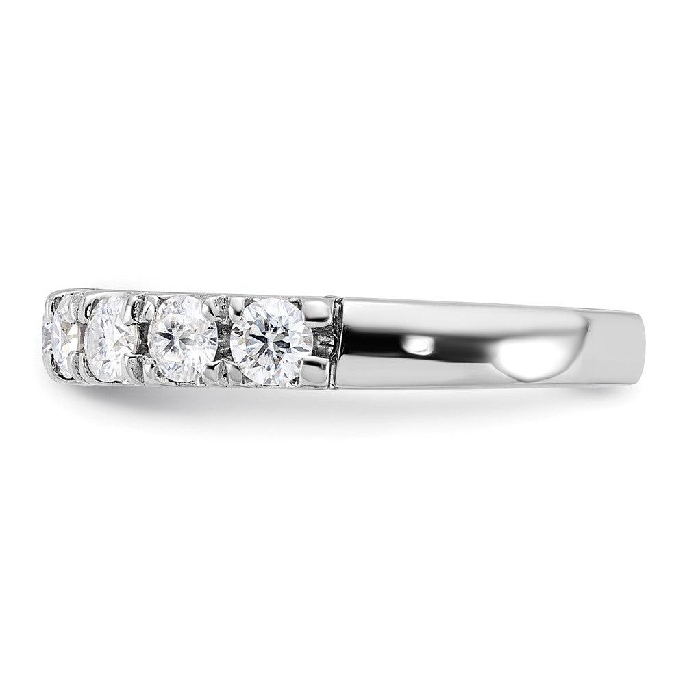 14kw 1/2ct. 9 Stone G H I True Light Moissanite Band
