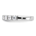 14kw 1/2ct. 9 Stone G H I True Light Moissanite Band