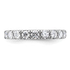 14kw 1/2ct. 9 Stone G H I True Light Moissanite Band
