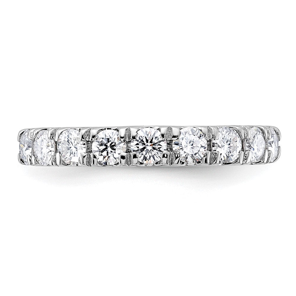 14kw 1/2ct. 9 Stone G H I True Light Moissanite Band