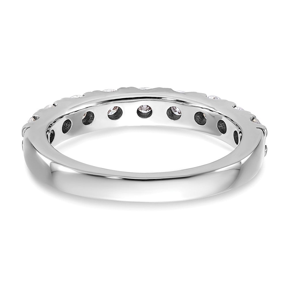 14kw 1/2ct. 9 Stone G H I True Light Moissanite Band