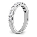 14kw 1/2ct. 9 Stone G H I True Light Moissanite Band