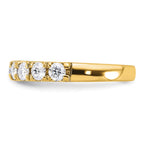 14ky 1/2ct. 9 Stone G H I True Light Moissanite Band