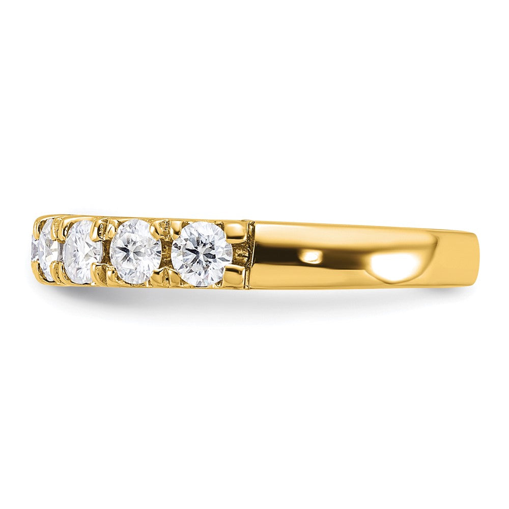 14ky 1/2ct. 9 Stone G H I True Light Moissanite Band