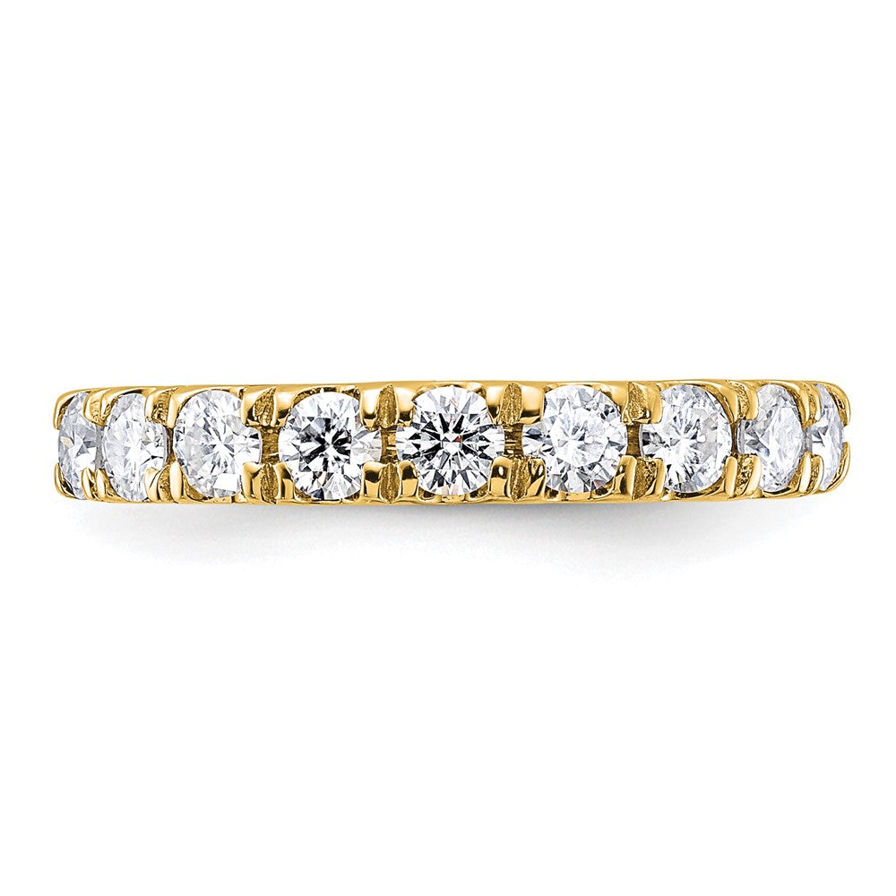 14ky 1/2ct. 9 Stone G H I True Light Moissanite Band