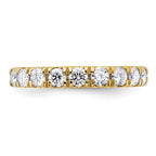 14ky 1/2ct. 9 Stone G H I True Light Moissanite Band