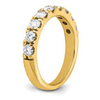 14ky 1/2ct. 9 Stone G H I True Light Moissanite Band