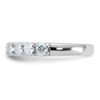 14kw 1ct. 9 Stone D E F Pure Light Moissanite Band