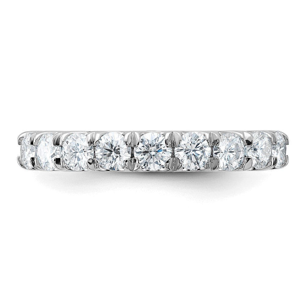14kw 1ct. 9 Stone D E F Pure Light Moissanite Band