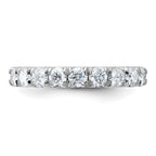 14kw 1ct. 9 Stone D E F Pure Light Moissanite Band