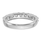 14kw 1ct. 9 Stone G H I True Light Moissanite Band