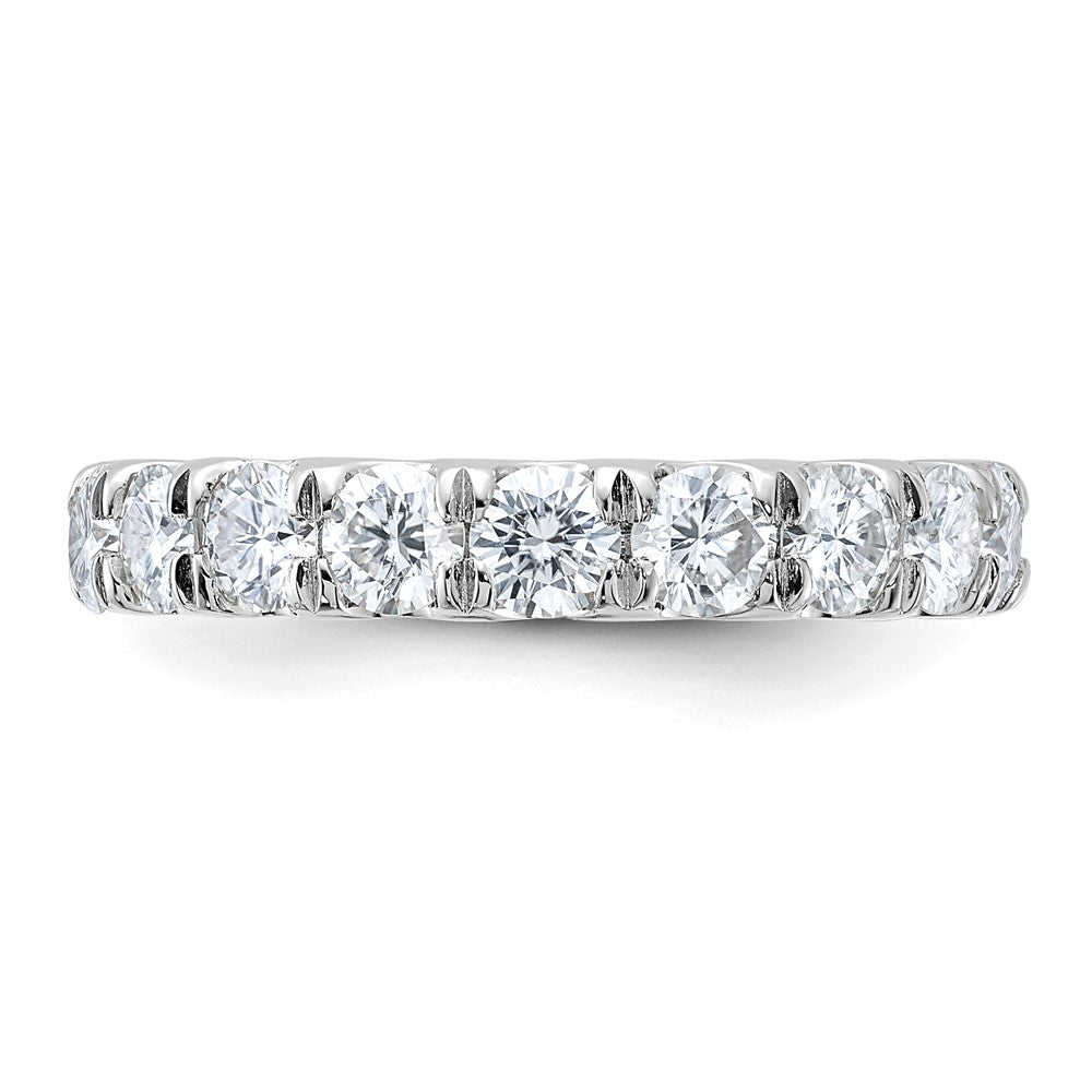 14kw 1.50ct. 9 Stone G H I True Light Moissanite Band
