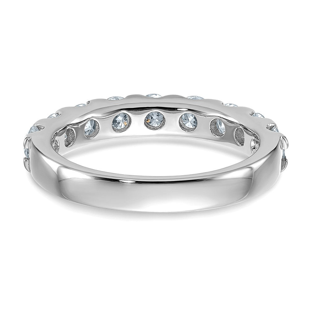 14kw 1.50ct. 9 Stone G H I True Light Moissanite Band