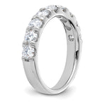 14kw 1.50ct. 9 Stone G H I True Light Moissanite Band