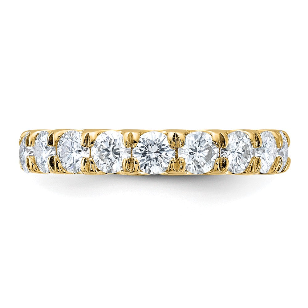 14ky 1.50ct. 9 Stone G H I True Light Moissanite Band