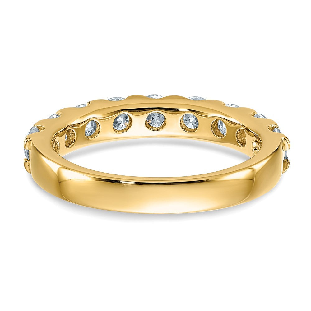 14ky 1.50ct. 9 Stone G H I True Light Moissanite Band