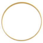 14k 4mm Solid Polished Half-Round Slip-On Round Bangle Bracelet