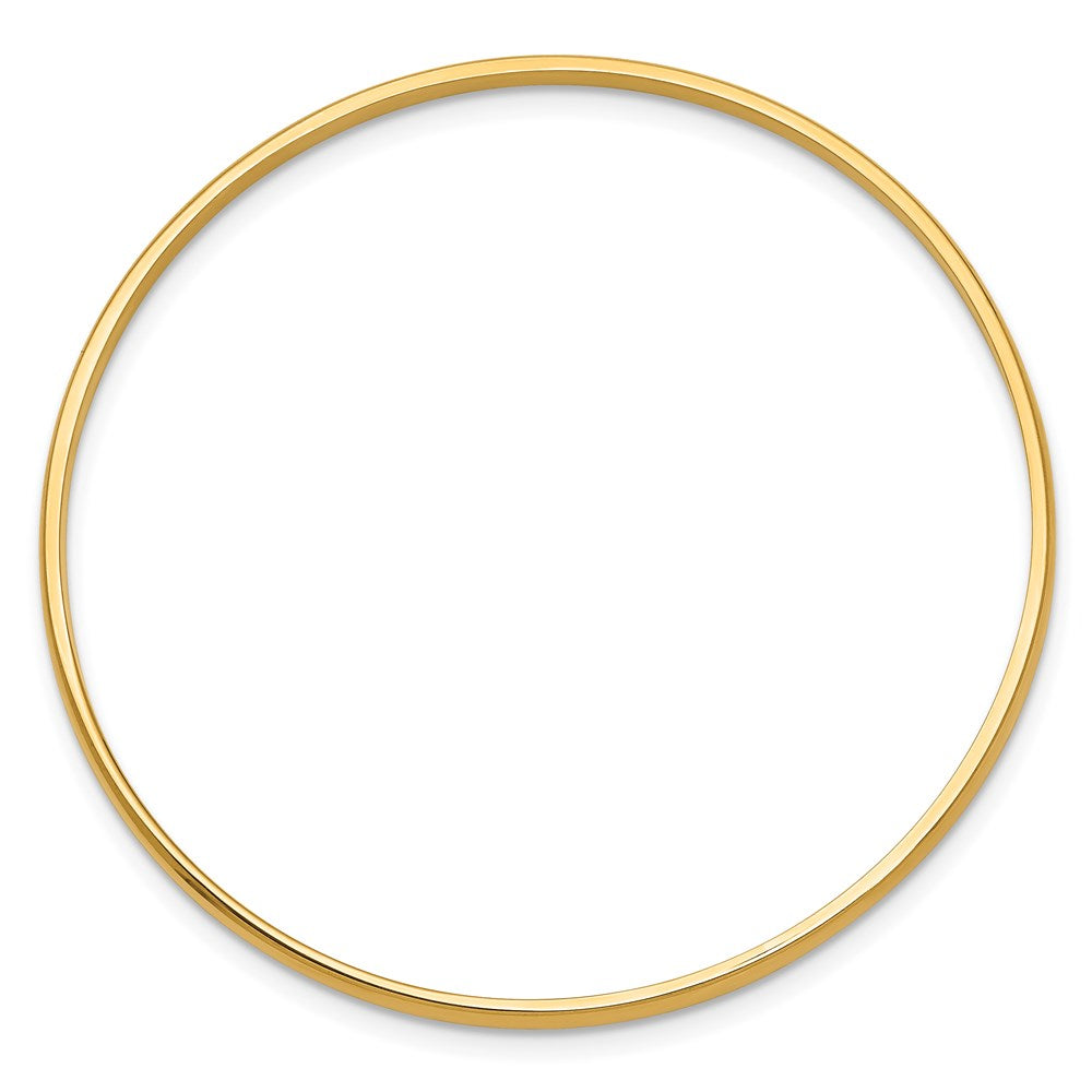 14k Slip-on 2.5mm Baby Bangle Bracelet