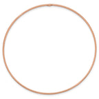 14k Rose Gold Polished 1.50mm Slip-on Round Bangle Bracelet