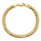 14K 5mm Solid Miami Cuban Link with Lobster Clasp Bracelet