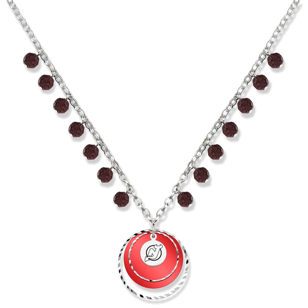 NEW JERSEY DEVILS GAME DAY NECKLACE