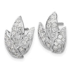 Cheryl M Sterling Silver CZ Post Earrings