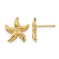 14k Starfish Earrings