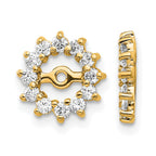 14k 1/2 carat AA Diamond Earring Jackets