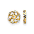 14k 1/20 carat AA Diamond Earring Jackets