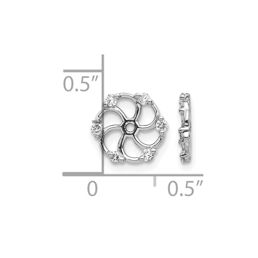 14kw Lab Grown Diamond VS/SI+ G+ Earring Jackets