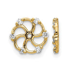 14ky Lab Grown Diamond VS/SI+ G+ Earring Jackets