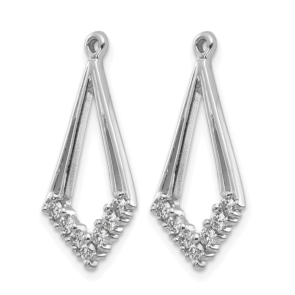 14kw Lab Grown Diamond VS/SI+ G+ Earring Jackets