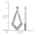 14kw Lab Grown Diamond VS/SI+ G+ Earring Jackets
