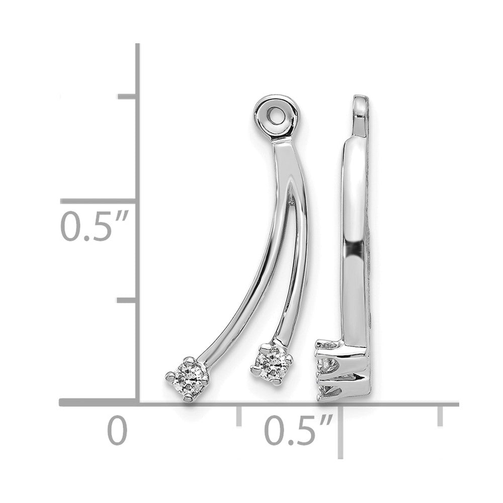 14kw Lab Grown Diamond VS/SI+ G+ Earring Jackets