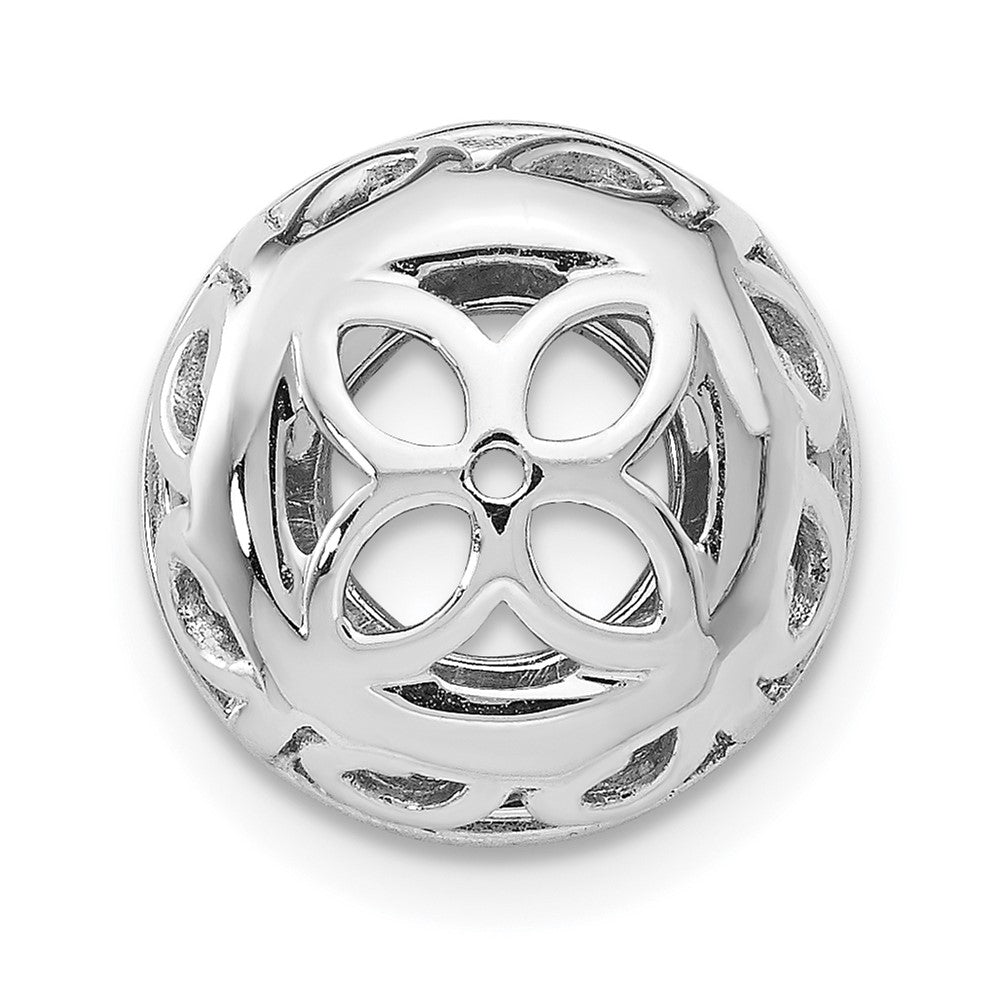 True Origin 14K White Gold 1 carat Lab Grown Diamond VS+ F+ for 5.5-6mm Studs Complete Earring Jackets