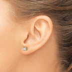 14k 5/8 carat Lab Grown Diamond VS/SI+ G+ Round Complete Four Prong Heavyweight Stud Earrings