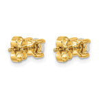 14k 3/4 carat Certified Lab Grown Diamond VS/SI+ G+ Round Complete Four Prong Heavyweight Stud Earrings