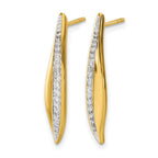 14k 1/4 carat Diamond Post Earrings