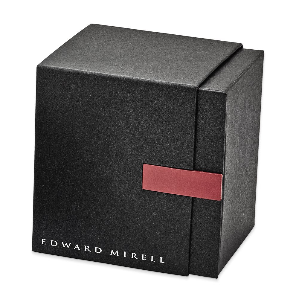 Edward Mirell 10mm Stainless Steel w/Carbon Fiber Cuff Bracelet