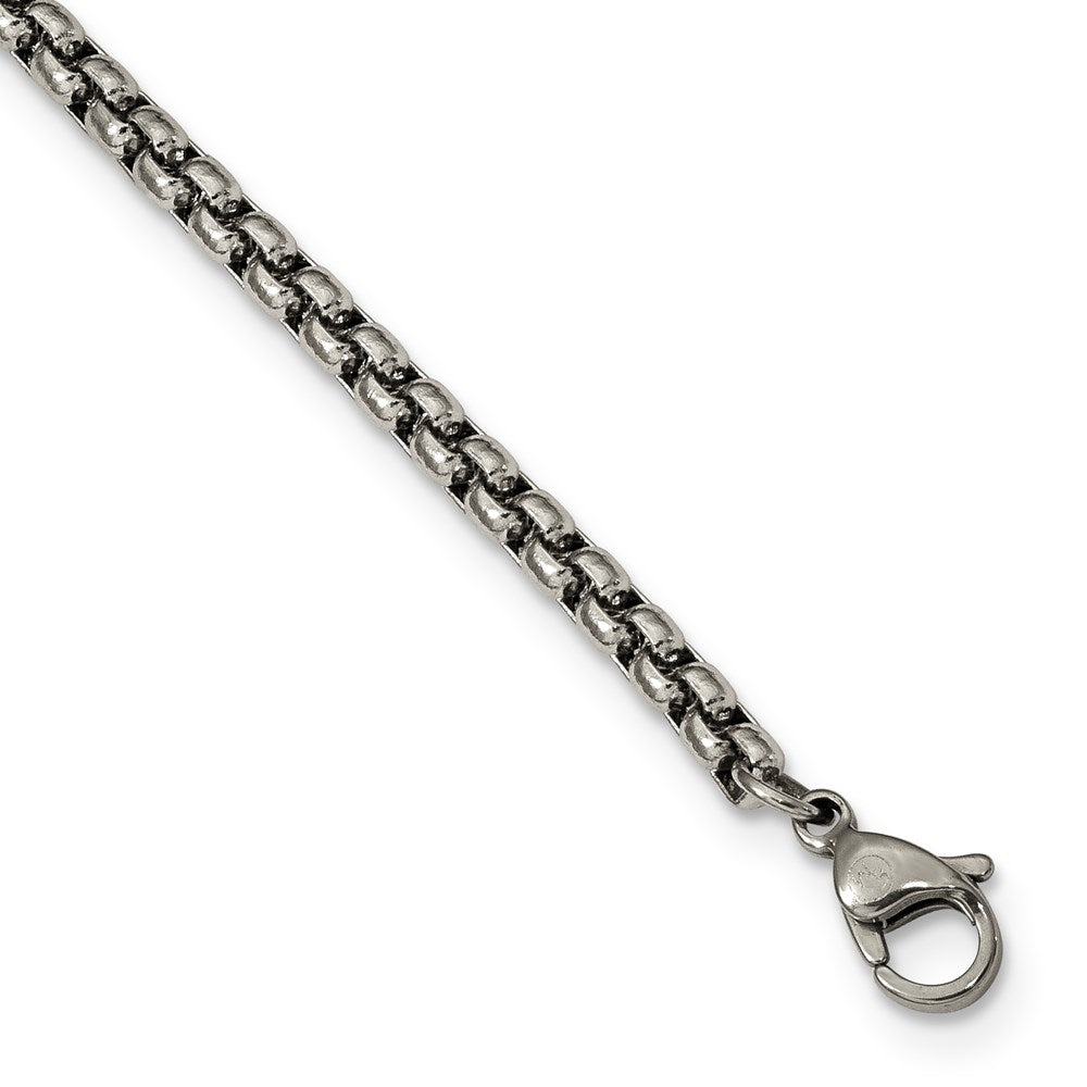 Edward Mirell Titanium Brushed & Polished Casted Pendant Necklace