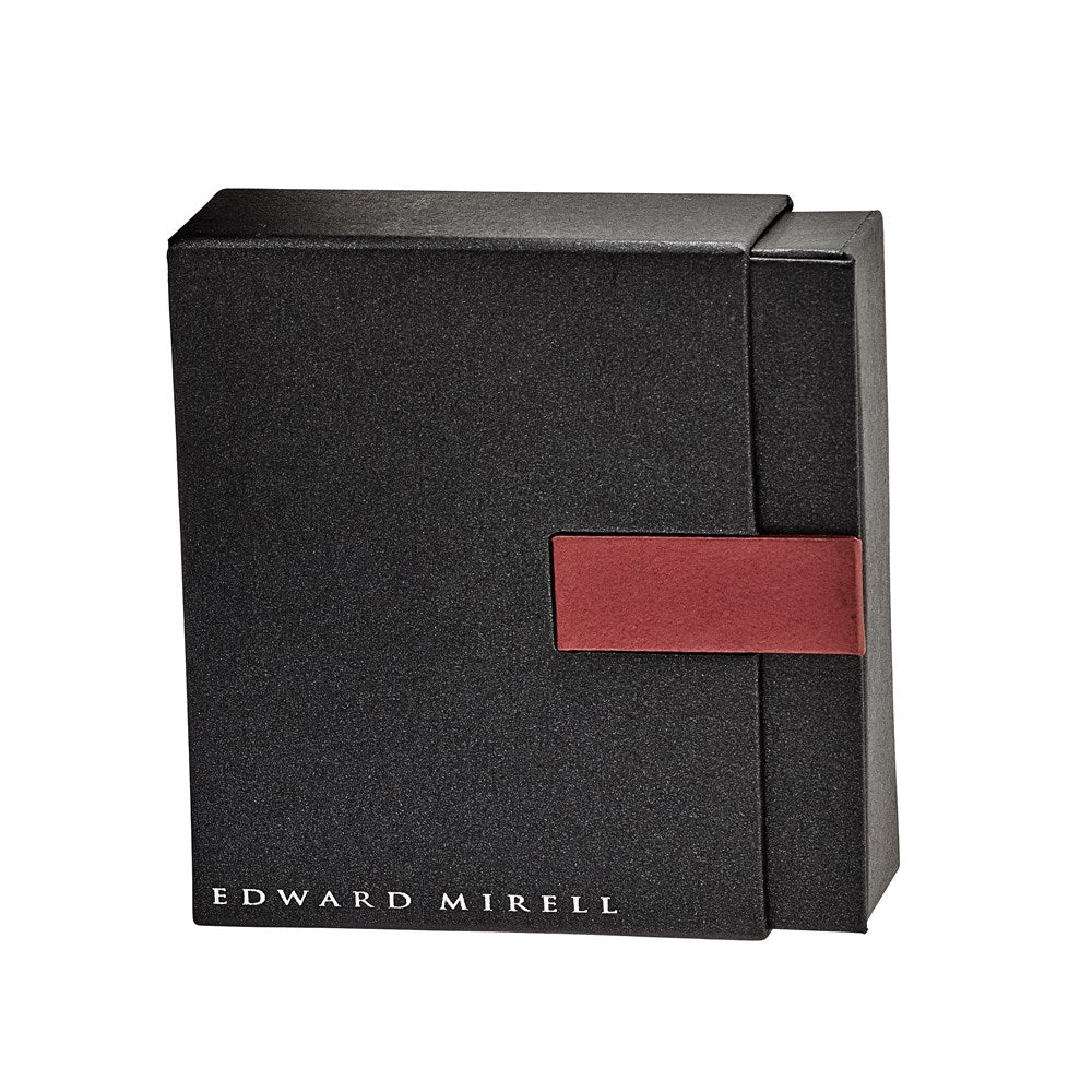 Edward Mirell Black Ti & Sterling Silver White Sapphire Cable Flex Collar
