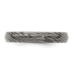 Edward Mirell Timoku Domed Ridged Edge 4mm Band