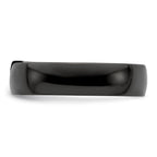Edward Mirell Black Ti .10ct Diamond 6mm Band